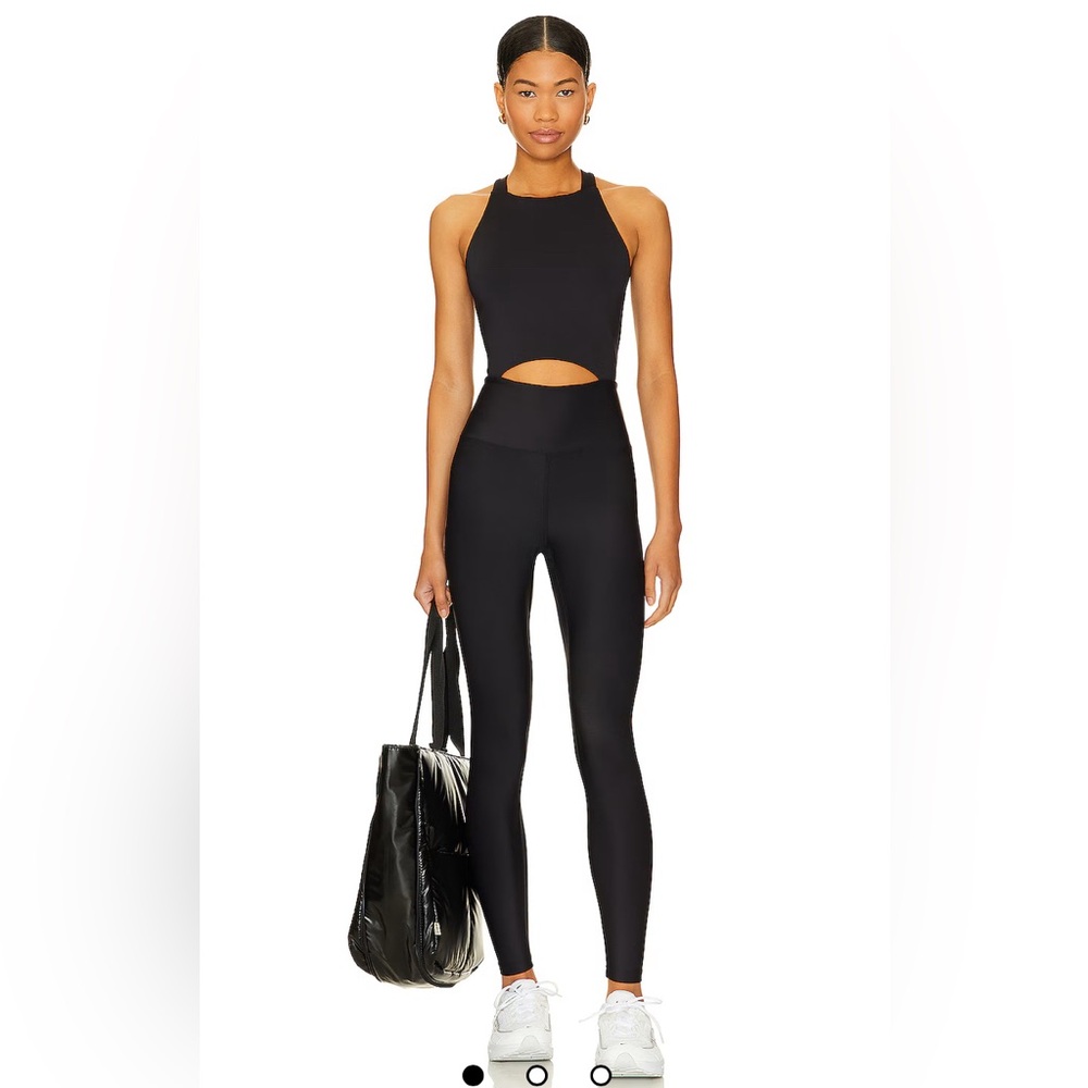 YEAR OF OURS Recycled Cut Out Onesie in Black